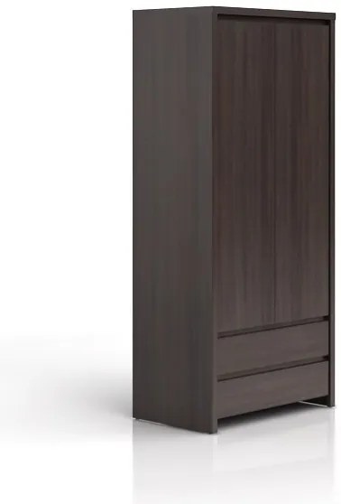Dulap de haine Kaspian SZF2D2S (Wenge). 735090