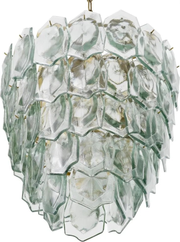 Candelabru LUX, Otel Alama Vintage, Sticla Transparenta, Elias