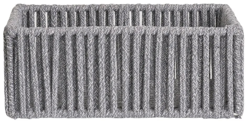 Coșuri Arese, bumbac/metal, gri, 3 buc