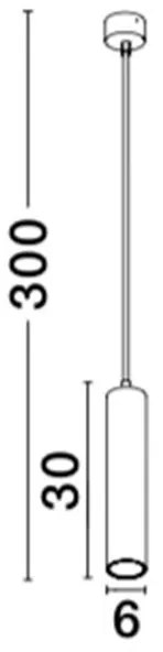Pendul design modern minimalist GIA alb NVL-834869