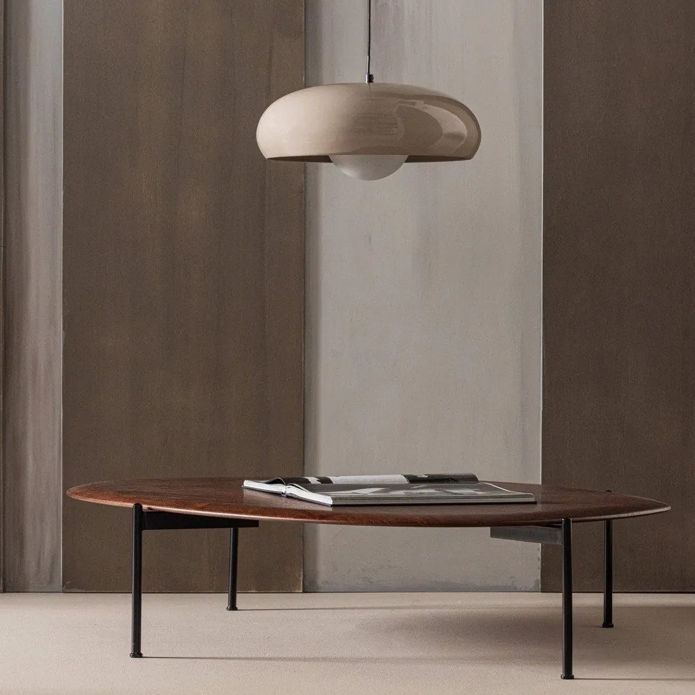 Măsuță de cafea în culoare naturală închisă 97x121 cm Kota – WOOOD