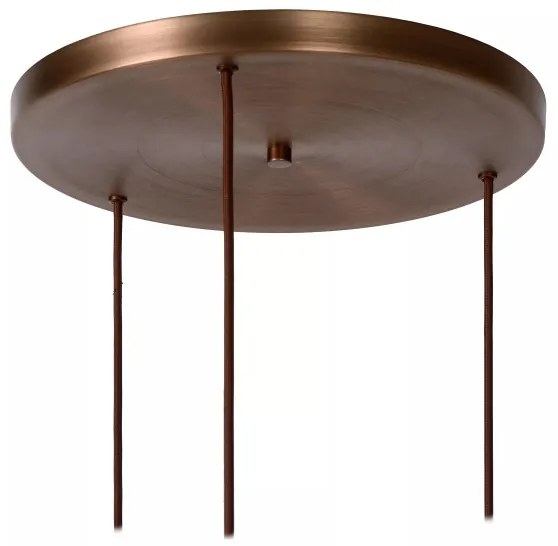 Lustră pe cablu Lucide 74405/13/62 TOLEDO 3×E27/40W/230V