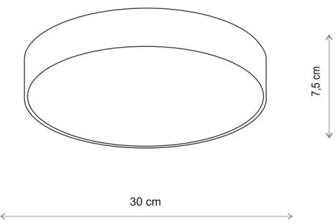 Plafonieră pentru baie Brilagi CLARE 2xE27/24W/230V d. 30 cm IP54 bej
