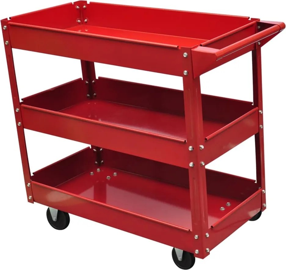 vidaXL Cărucior pentru scule de atelier, 100 kg