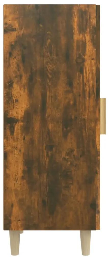 Servanta, stejar fumuriu, 34,5x34x90 cm, lemn compozit Stejar afumat, 1