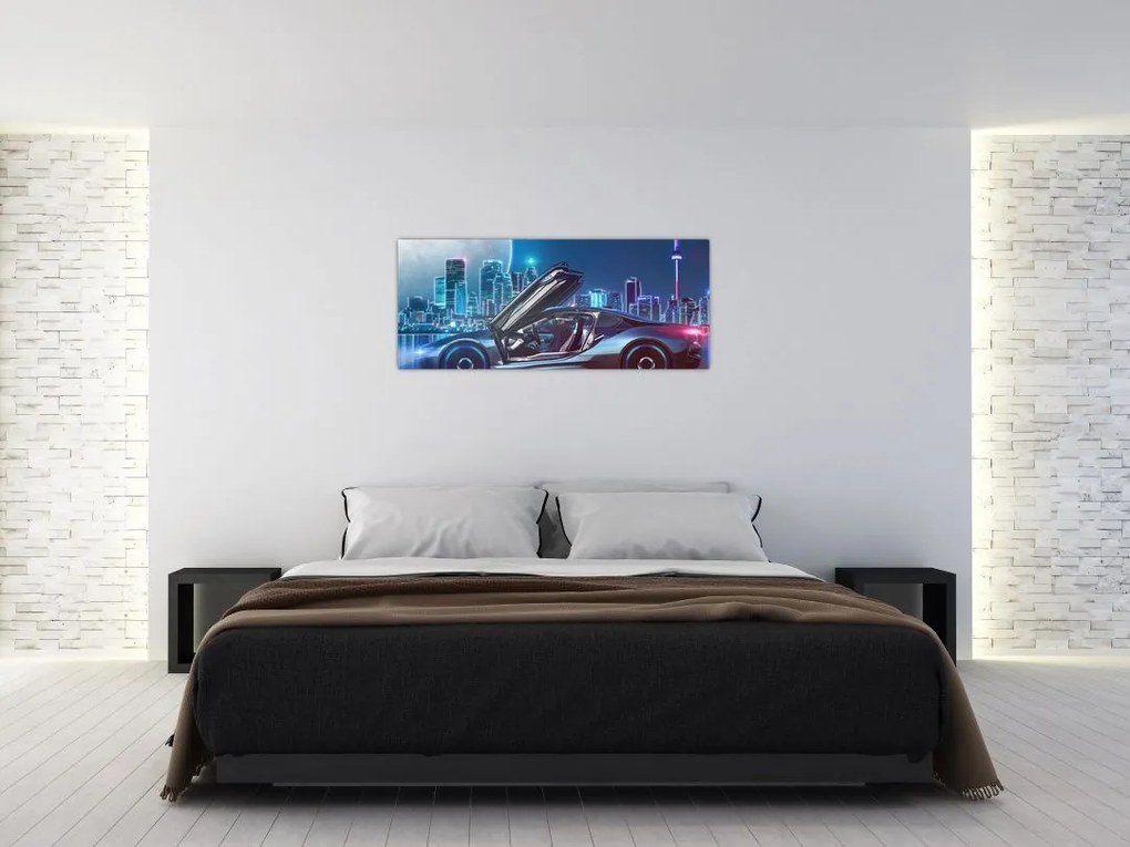 Tablou mașina de curse (120x50 cm)