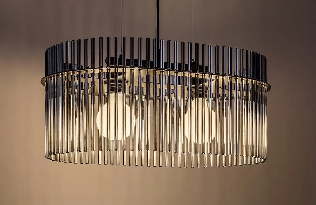Lustra suspendata design modern Inesa 60x40cm