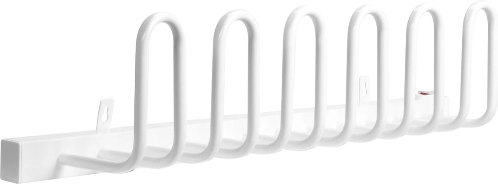 HOMCOM Uscător de încălțăminte, electric, temperatură până la 55° C, montare pe perete, oțel, alb, 76 x 13 x 17cm | Aosom Romania