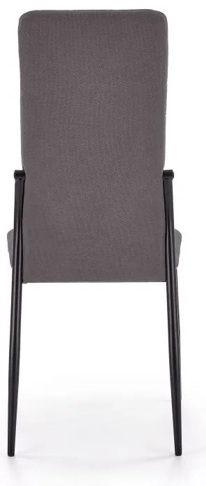 Scaun de bucaterie Muriel, gri/negru