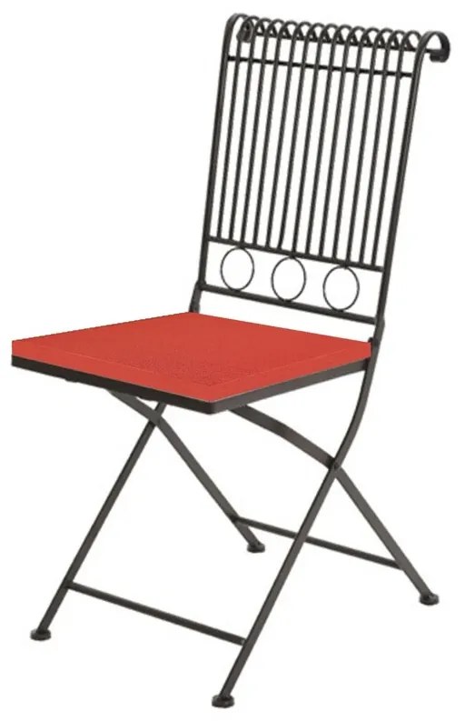 Perna scaun, Alcam, Soft Orange, 40x40x4 cm