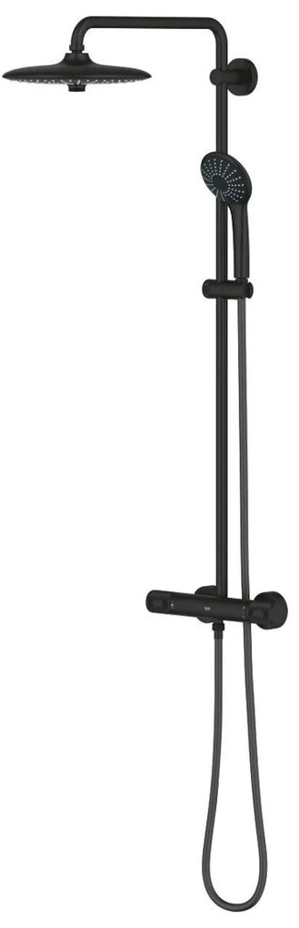 Grohe Vitalio Joy set de dus perete cu termostat da negru 26403KF2