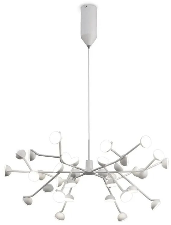 Lustra LED dimabil design modern ADN alb Large