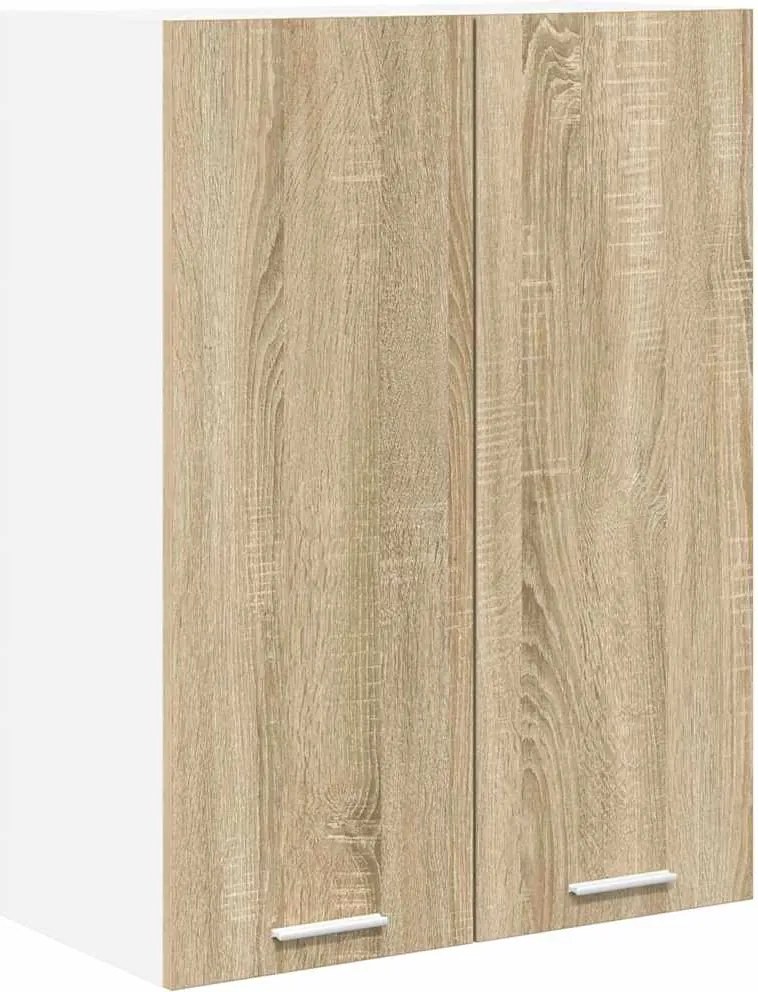 vidaXL Dulap suspendat Stejar Sonoma 60 x 31 x 80 cm Lemn compozit