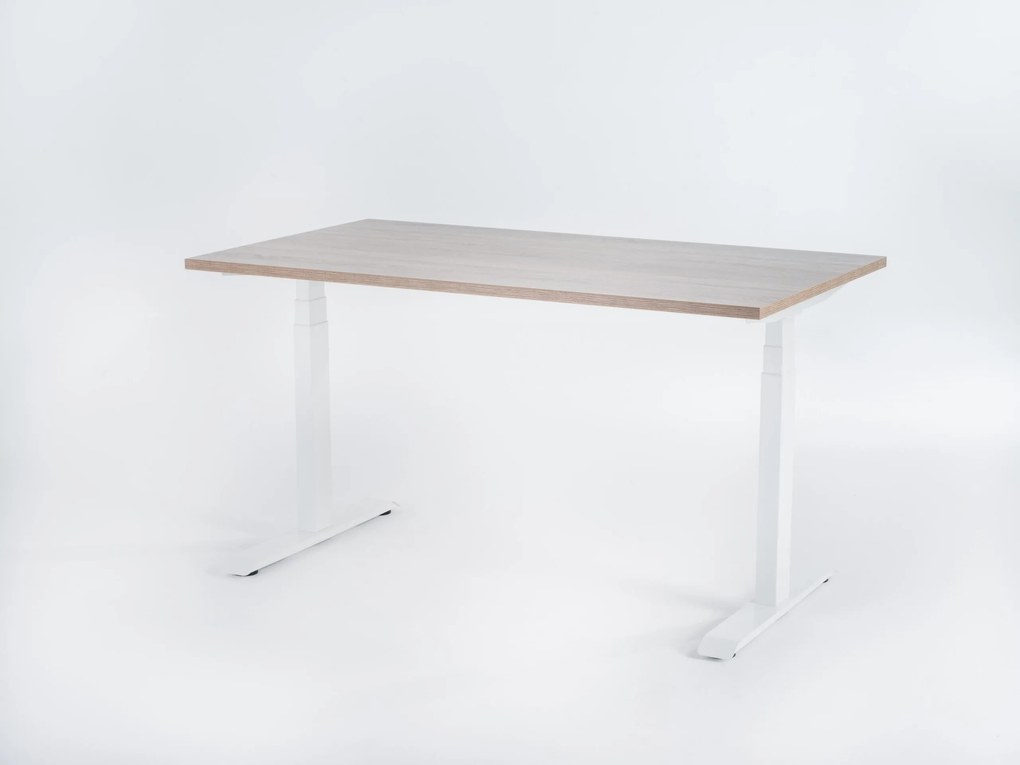 Viva Smart 2.0, Birou reglabil electric cu două motoare electrice - Premium - 1400x800x25 - Robson - Alb