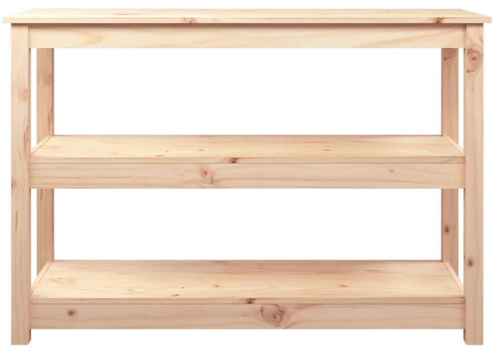 Masa consola, 110x40x74 cm, lemn masiv de pin 1, Maro, 110 x 40 x 74 cm
