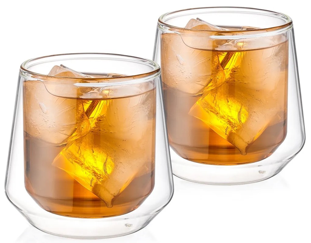 Pahare termo pentru whisky 4HomeHot&Cool 340 ml , 2 buc
