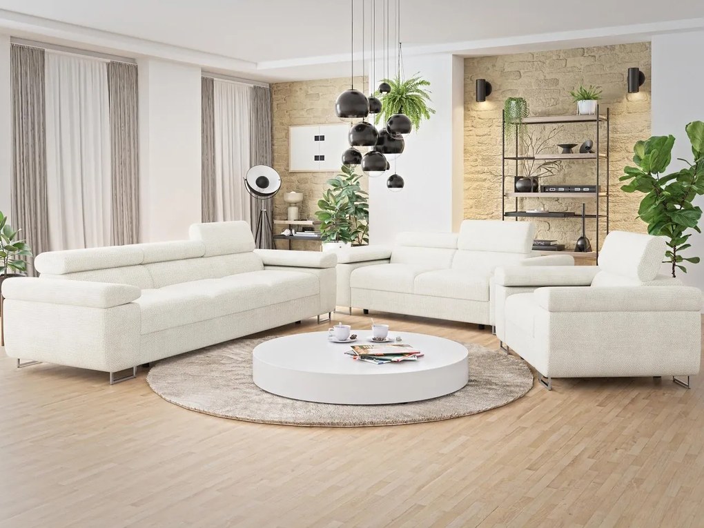 Set canapea fotoliu 3+2+1 Terazuro 3+2+1 (crem) . Promo -17%. 1105859