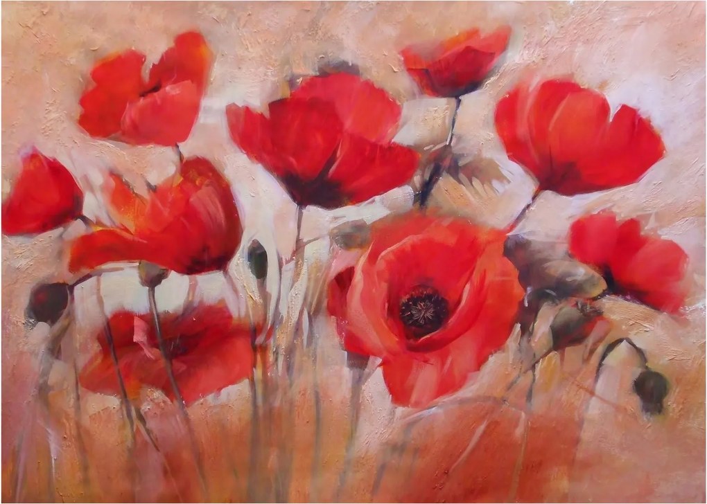 Tablou pe sticlă - Maculii lupului (70x50 cm)
