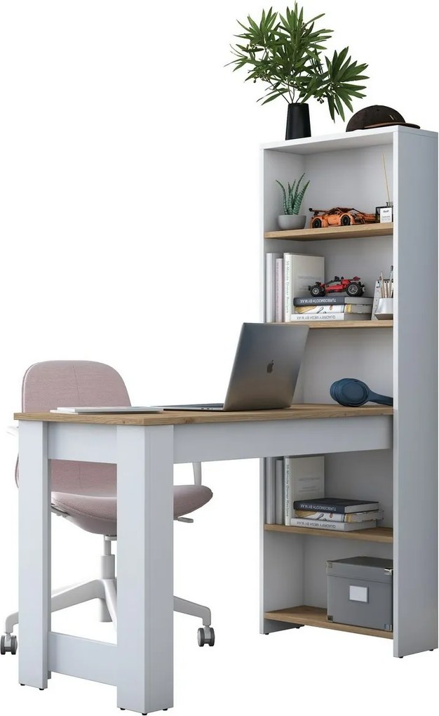 Biro Halon Alb și Nuc