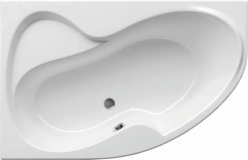 Ravak ROSA CM21000000 - Cadă de colț 160 x 105 cm, acrilică, albă