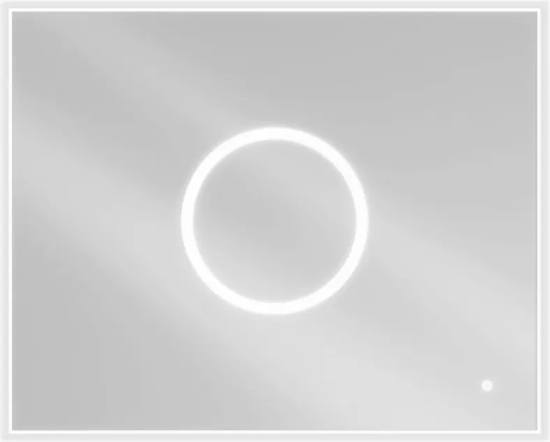 Mexen Koga oglindă de baie iluminată 100 x 80 cm, LED 6000K, antiaburire - 9821-100-080-611-00