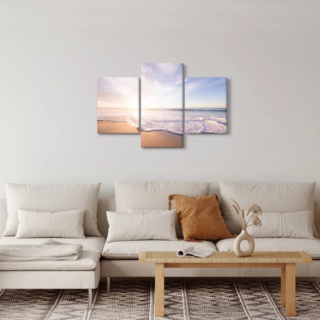 Tablou cu plaja cu nisip (90x60 cm)
