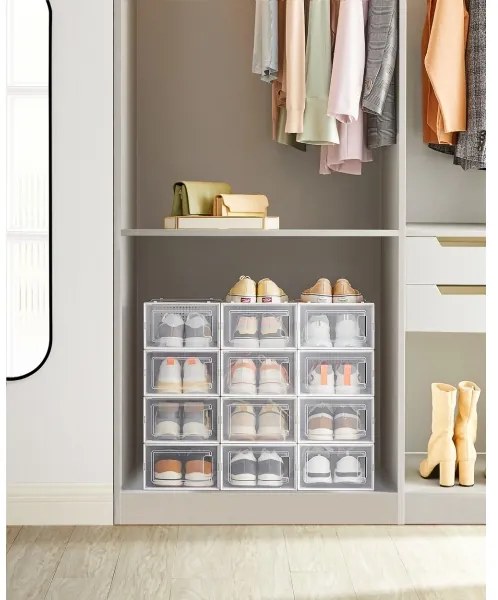 Raft modular BOXIFY cu compartimente, alb