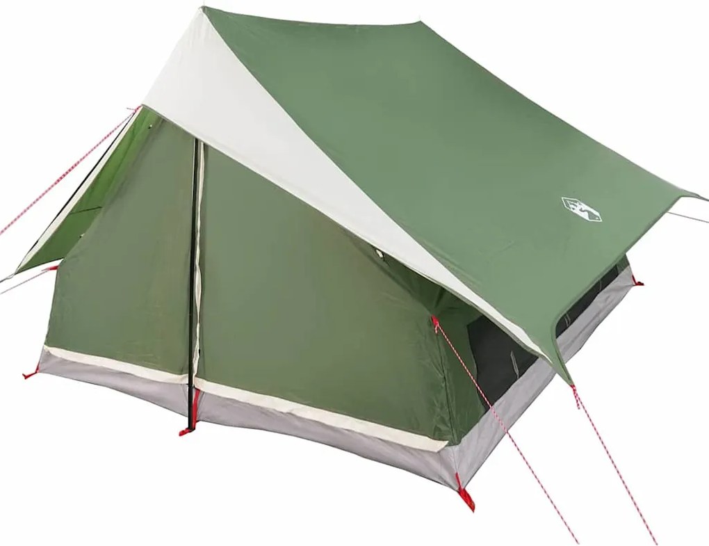 vidaXL Cort de Familie cu acoperiș Verde și alb 315 x 286 x 200 cm