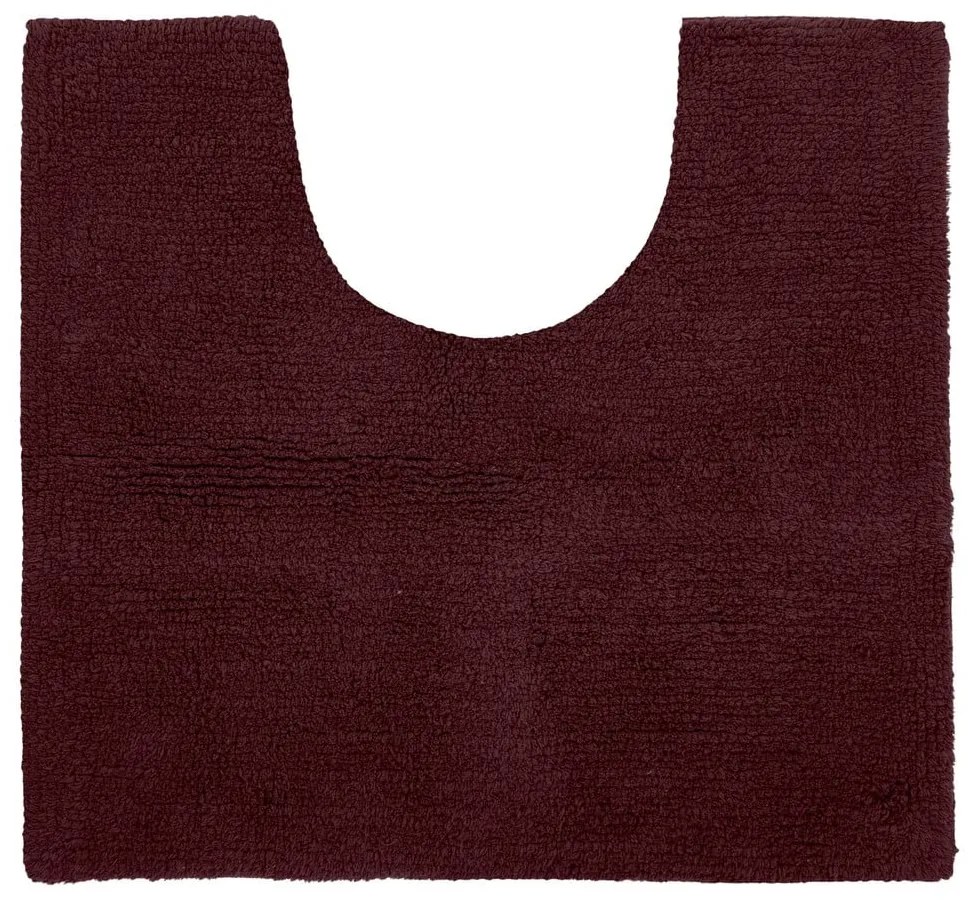 Covoraș de baie burgundy 50x45 cm Riva - Tiseco Home Studio