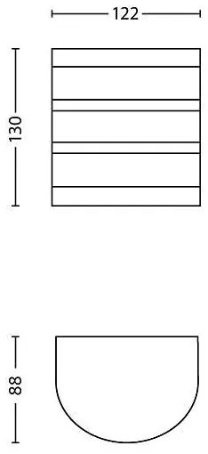 Corp de iluminat LED de exterior Philips 17314/47/16 CALGARY 1xLED/3W/230V IP44