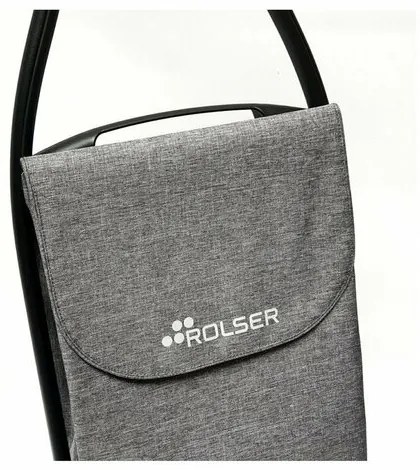Rolser Geantă de cumpărături pe roți Com Tweed 8Black Tube, gri