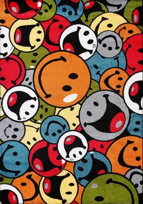 Covor Modern Smiley Face 11235 Selectează mărime: 160 X 230
