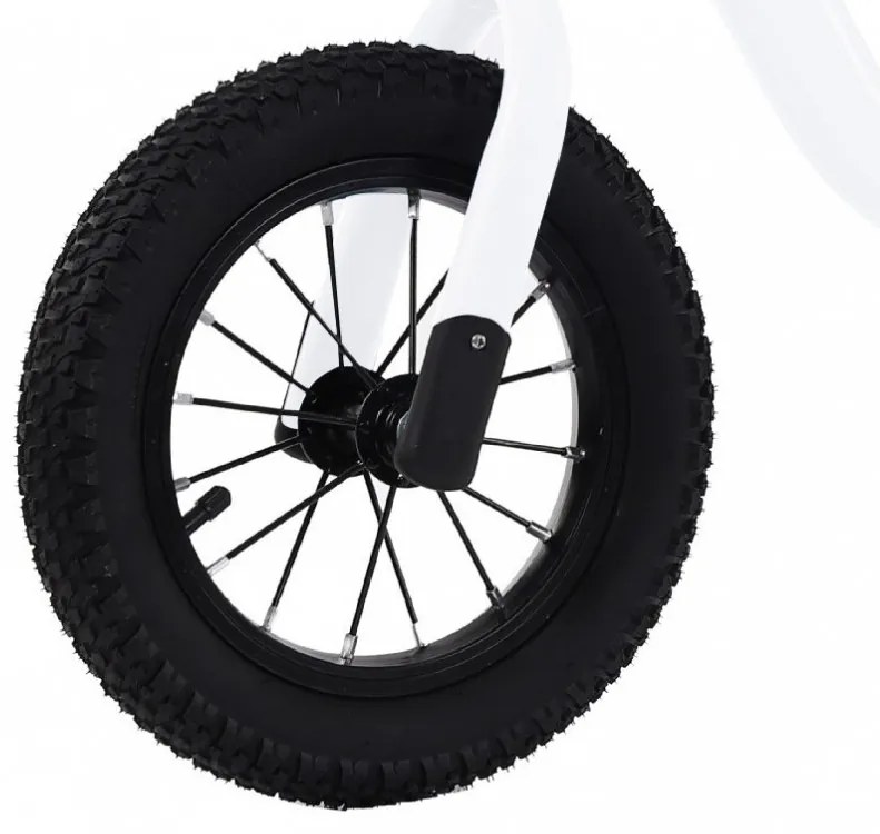 Bicicleta pedagogica fara pedale pentru copii NOVOKIDS™ Splend'Or Balance Bike 120, Cu roti gonflabile din cauciuc de 12" inch, 1-5 ani, Maxim 30 kg,