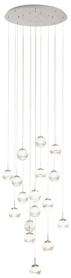 Lustră LED dimabilă pe cablu MONTEFIO 17xLED/5W/230V Eglo 39547