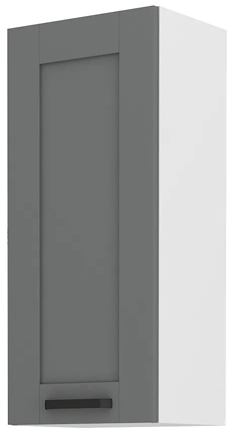 Dulap superior de bucătărie Lucid 40 G 90 1F (dustgrey + alb). 1045557
