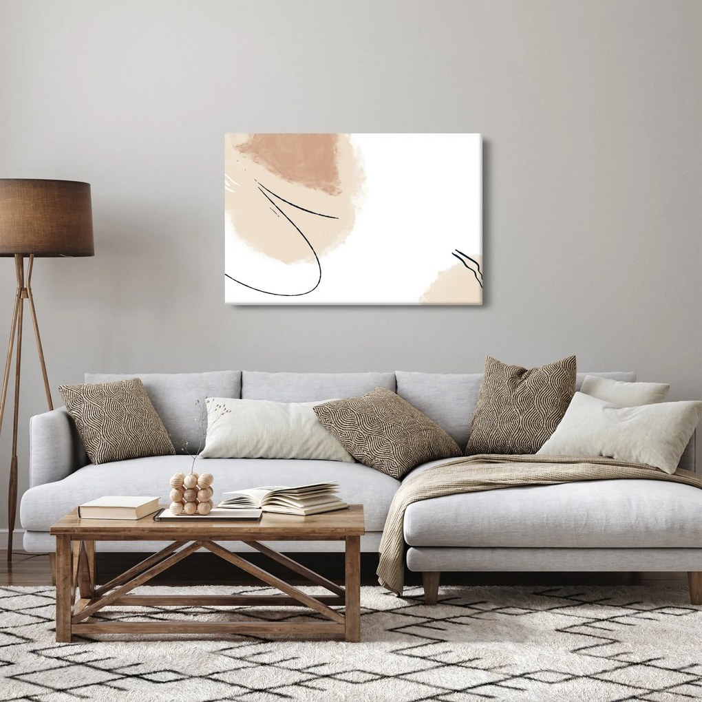 Tablou - Abstracție albă (90x60 cm)
