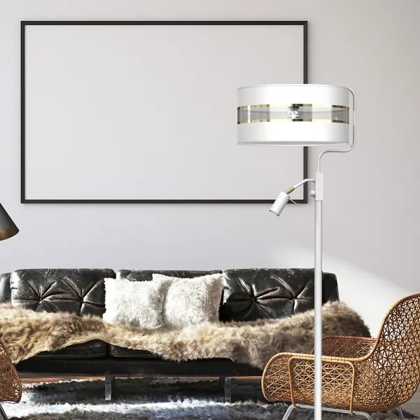 Lampadar ULTIMO 1xE27/40W/230V + 1xGU10/MR11/7W alb