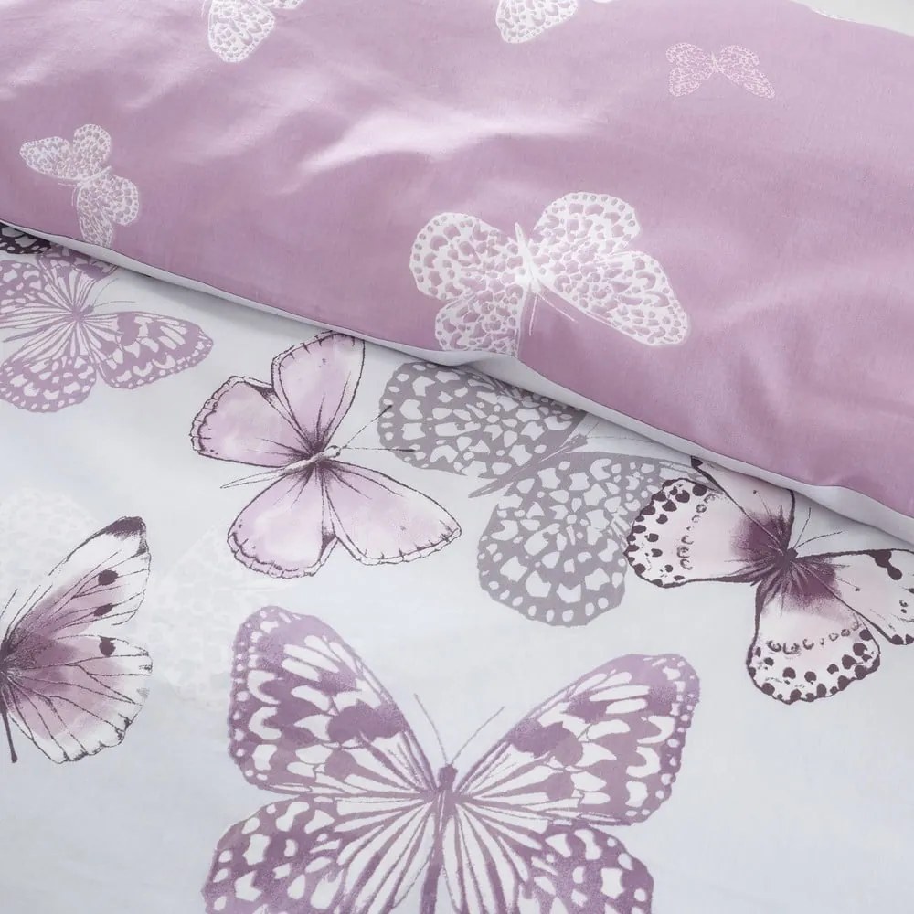 Lenjerie de pat Catherine Lansfield Butterfly, 200 x 200 cm