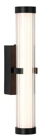 Searchlight 63124-1BK - Aplică de perete CLAMP LED/7W/230V