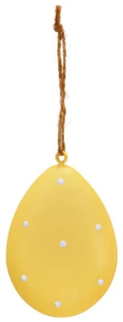 Oua metalice suspendate PASTEL EGG - mai multe culori Culoare: Galben