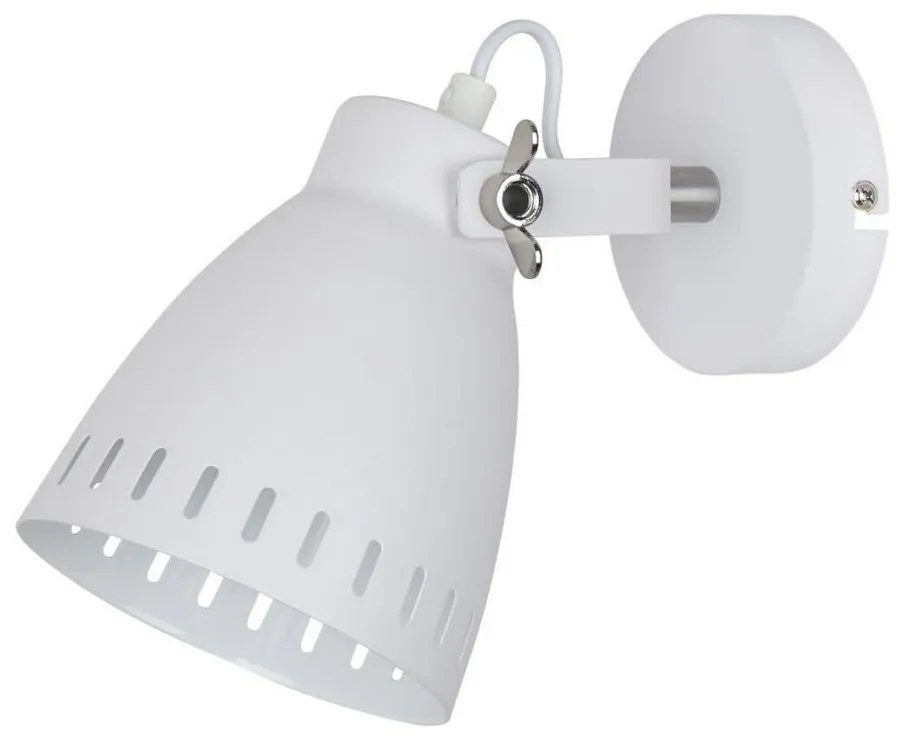 ITALUX MB-HN5050-1-WH+S.NICK - Aplică perete FRANKLIN 1xE27/60W/230V