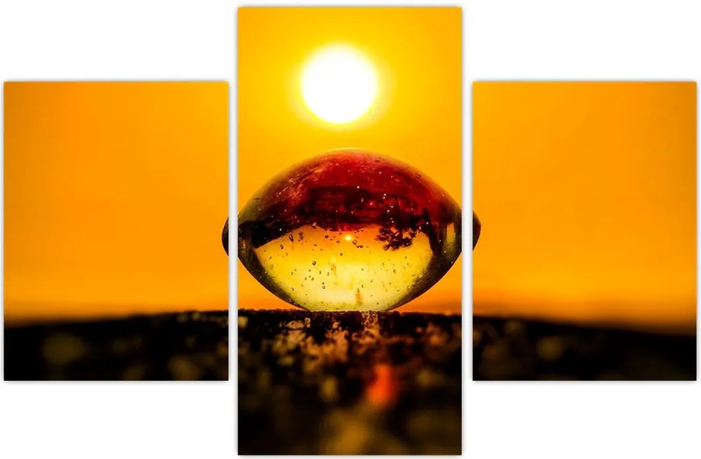 Tablou - Picături din sticlă (90x60 cm)