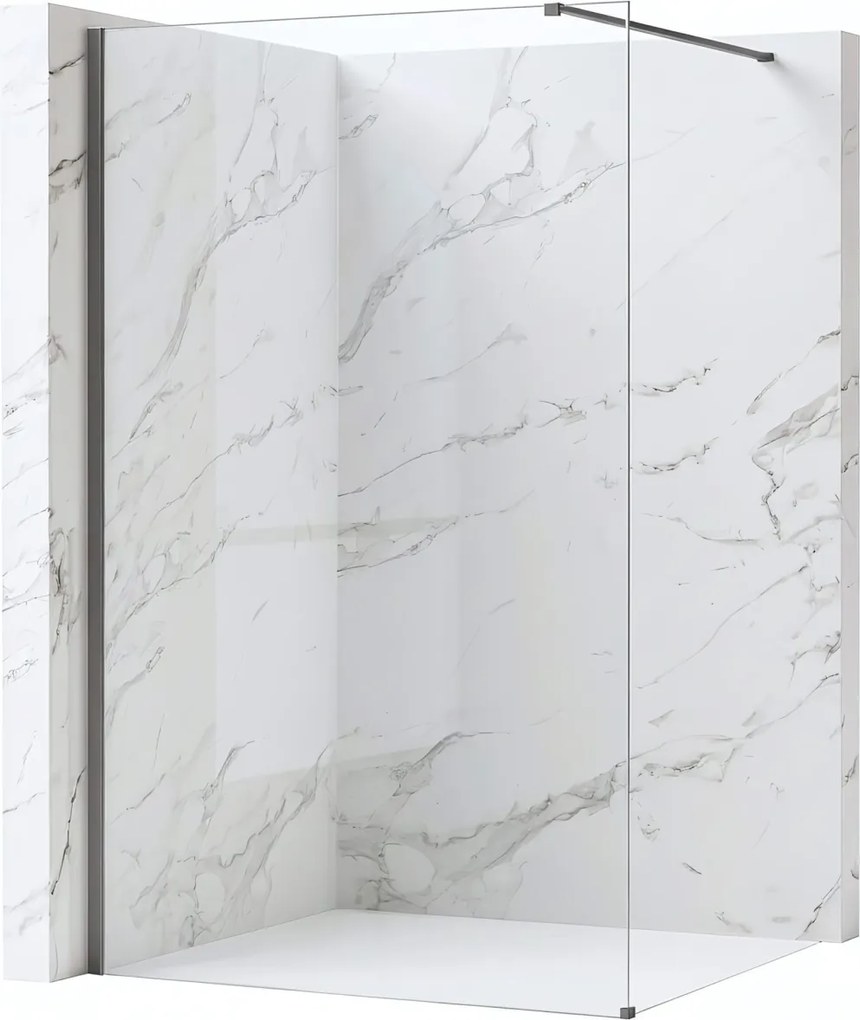 Paravan de dus Rea Flexi Transparent / Titan 130