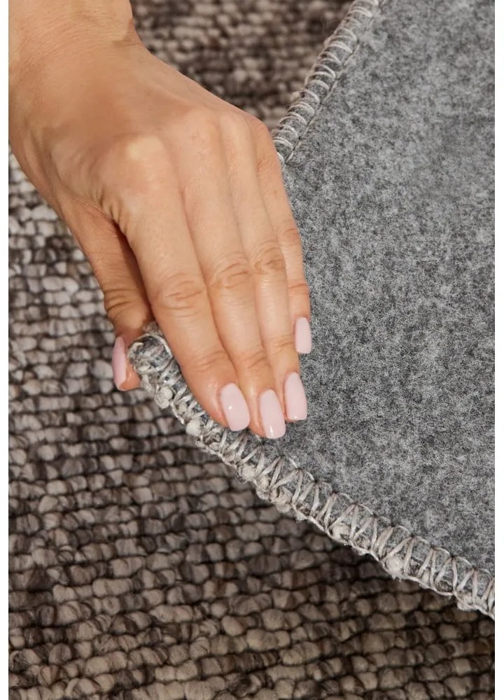 Covor gri lavabil 240x340 cm Rocco Taupe – Elle Decoration