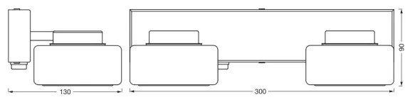 Aplică LED pentru baie Ledvance ORBIS FLAME 2xLED/5,5W/230V IP44 crom
