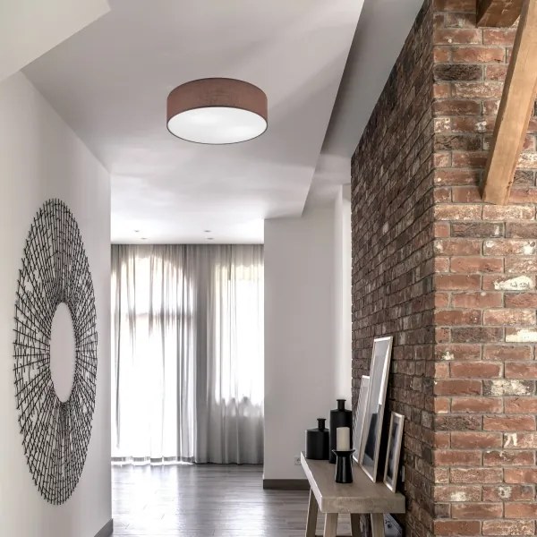 Plafonieră SIRJA, 2 x E27, 15 W, 230 V, Ø 45 cm, maro