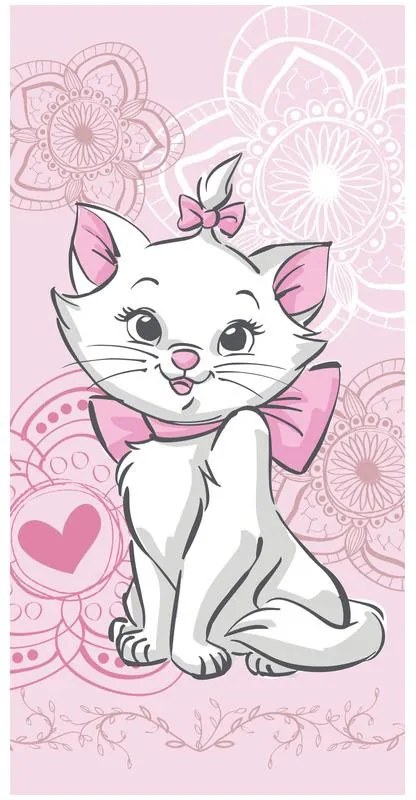 Disney Marie Aristocat prosop de baie, prosop de plajă 70x140cm