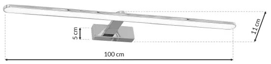 Aplică LED pentru baie SPLASH 1xLED/21W/230V