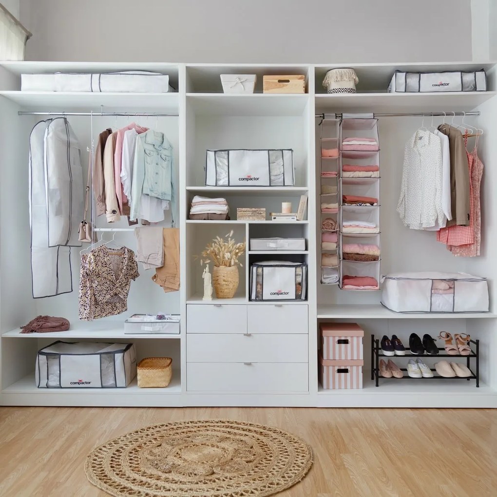 Compactor Cutie depozitare din material textil Life, 108 x 45 x 15 cm