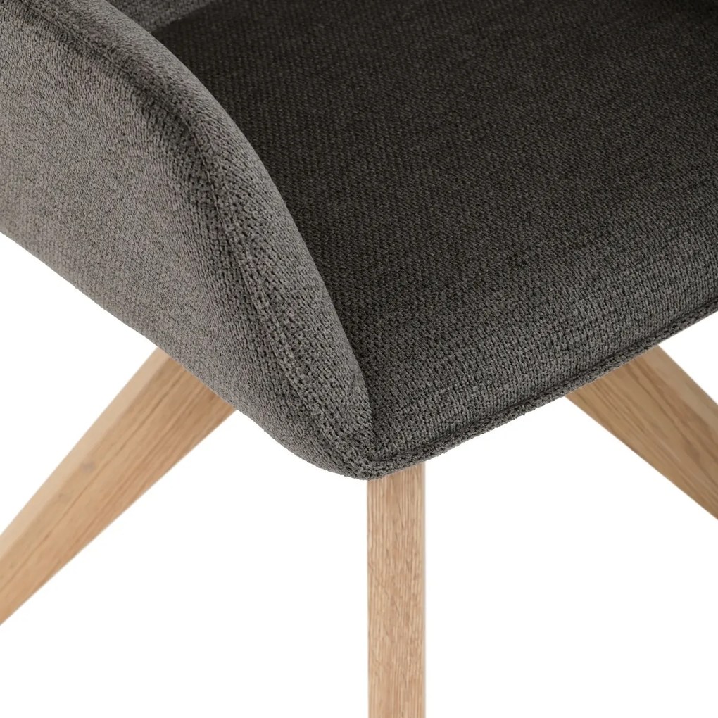 Scaun de sufragerie DCH-C2148 GREY2 cu materialimpermeabil